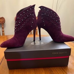 Vince Camuto Studded Heeled Boots Size 6.5